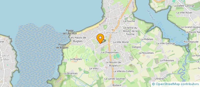 localisation de l'entreprise EMERAUDE SENSATION PECHE  LANCIEUX