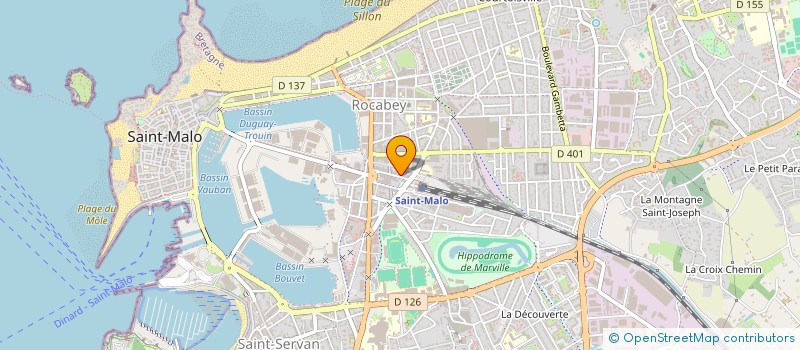 localisation de l'entreprise EMERAUDE SIGNALISATION  SAINT-MALO