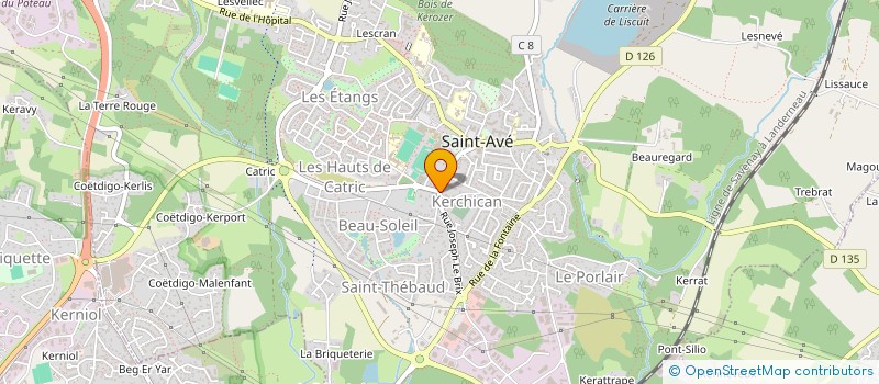 localisation de l'entreprise EMERAUDE SPA à SAINT-AVE