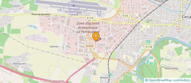 localisation de l'entreprise EMERAUDE THD  CARCASSONNE