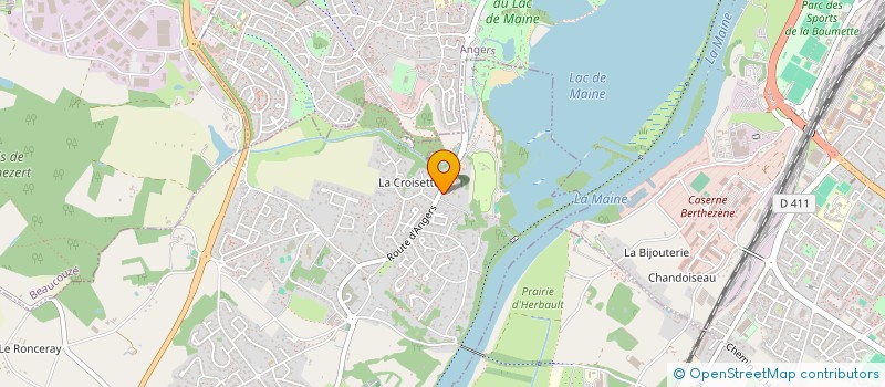 localisation de l'entreprise EMERAUDES  BOUCHEMAINE