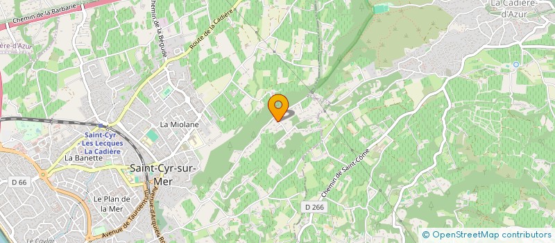 localisation de l'entreprise EMERCIA CONSULTING à SAINT-CYR-SUR-MER