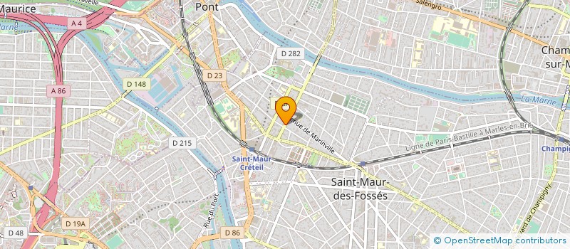 localisation de l'entreprise EMERG'IDEASANTE à SAINT-MAUR-DES-FOSSES