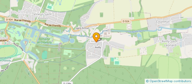 localisation de l'entreprise EMERGE  FONTAINE-CHAALIS