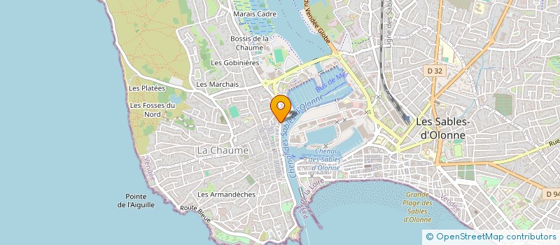 localisation de l'entreprise EMERGEE à LES SABLES D'OLONNE