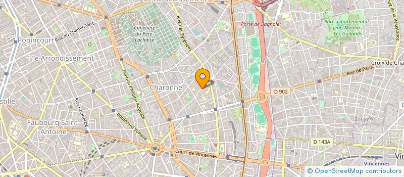 localisation de l'entreprise EMERGENCE  PARIS