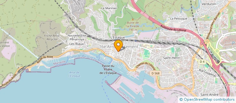 localisation de l'entreprise EMERGENCE à MARSEILLE
