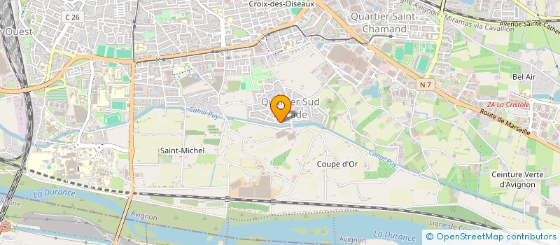 localisation de l'entreprise EMERGENCE à AVIGNON