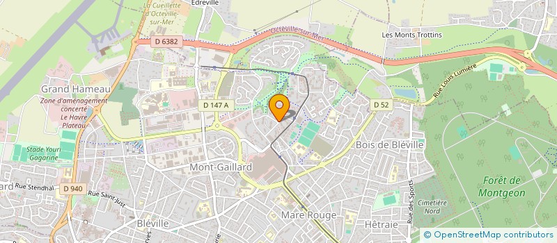 localisation de l'entreprise EMERGENCE à LE HAVRE