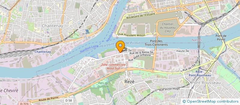 localisation de l'entreprise EMERGENCE à REZE