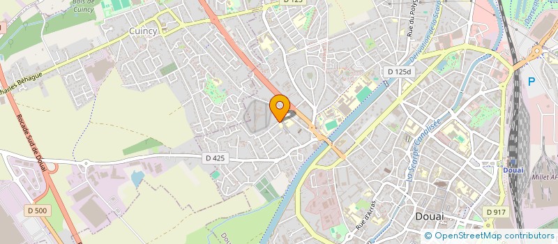 localisation de l'entreprise EMERGENCE à DOUAI