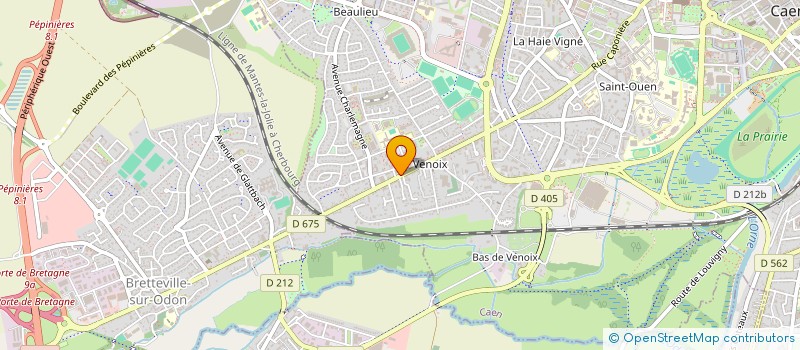 localisation de l'entreprise EMERGENCE à CAEN
