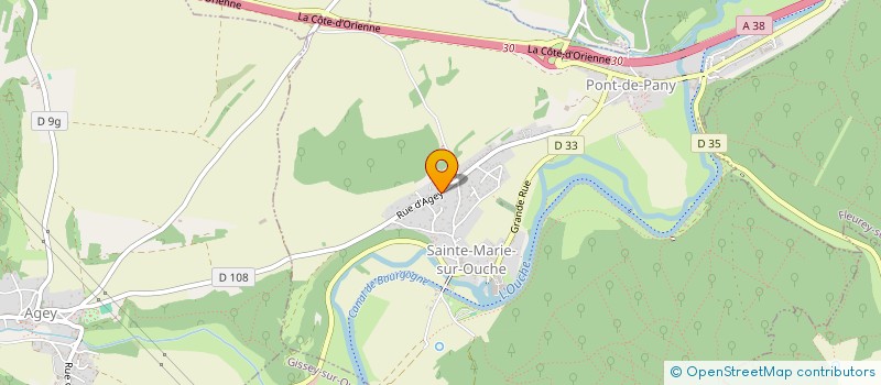 localisation de l'entreprise EMERGENCE à SAINTE-MARIE-SUR-OUCHE