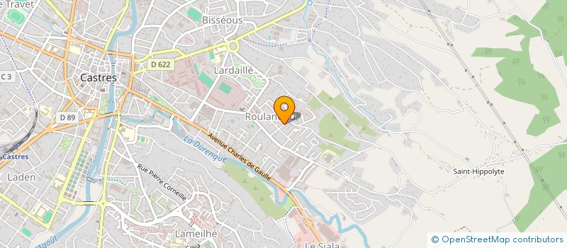 localisation de l'entreprise EMERGENCE  CASTRES