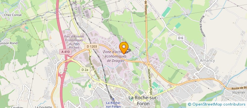 localisation de l'entreprise EMERGENCE  LA ROCHE-SUR-FORON