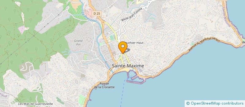 localisation de l'entreprise EMERGENCE à SAINTE-MAXIME