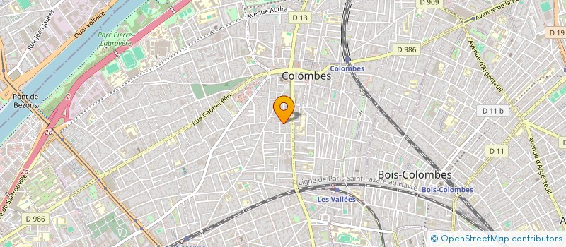 localisation de l'entreprise EMERGENCE à COLOMBES