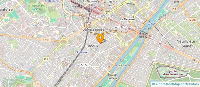 localisation de l'entreprise EMERGENCE  PUTEAUX