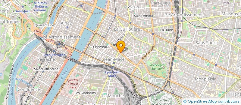 localisation de l'entreprise EMERGENCE  LYON