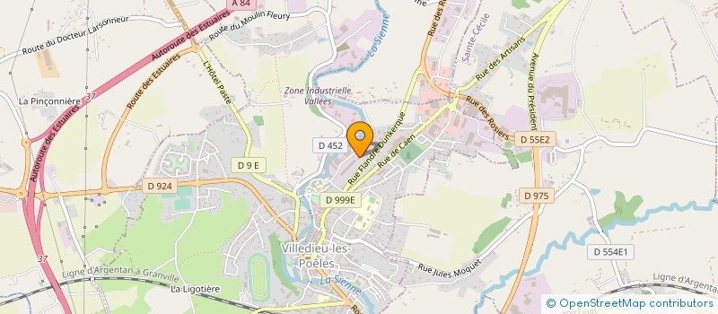 localisation de l'entreprise EMERGENCE AGRO  VILLEDIEU-LES-POELES-ROUFFIGNY