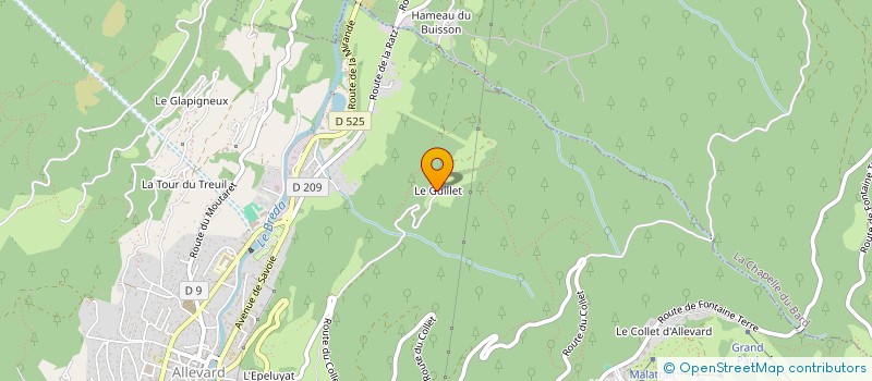 localisation de l'entreprise EMERGENCE ASSOCIATION SPELEO à ALLEVARD