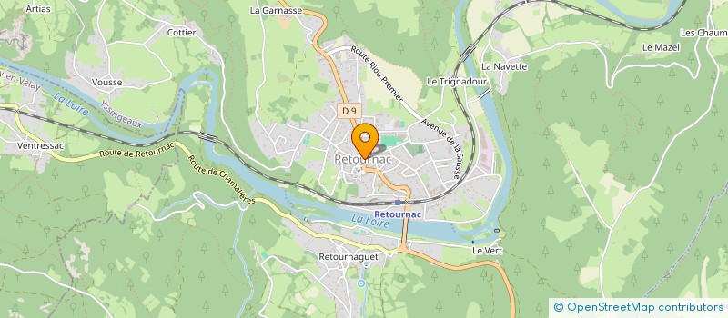 localisation de l'entreprise EMERGENCE AURA  RETOURNAC