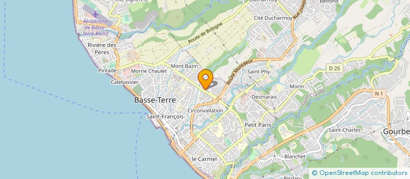 localisation de l'entreprise EMERGENCE CHIR à BASSE-TERRE