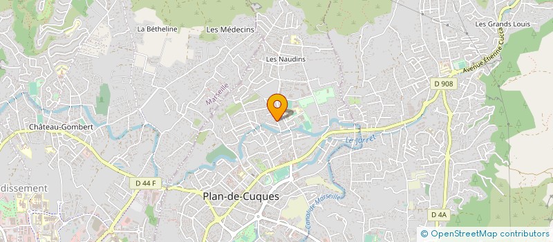 localisation de l'entreprise EMERGENCE CRISTAL  PLAN-DE-CUQUES