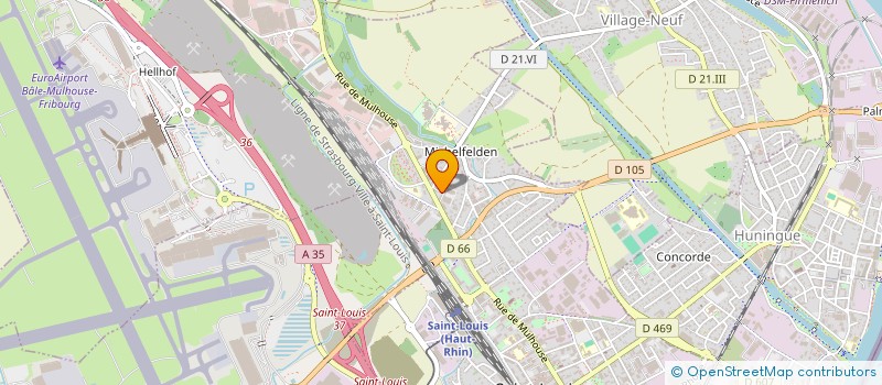 localisation de l'entreprise EMERGENCE D'EXCELLENCE  SAINT-LOUIS