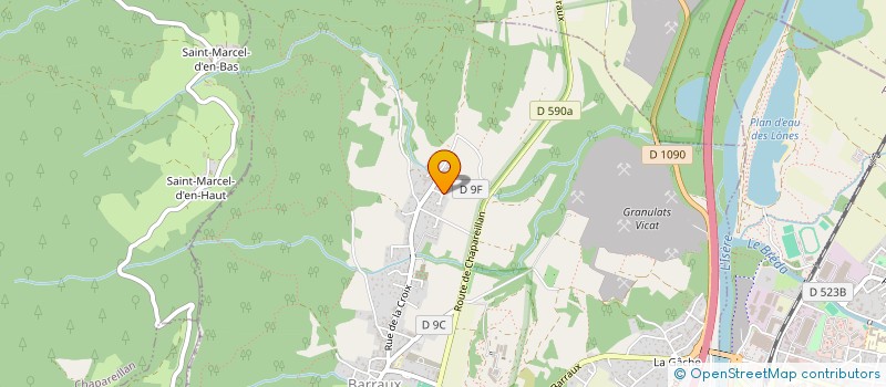 localisation de l'entreprise EMERGENCE DE CHARPENTE POUR MAISON  BARRAUX