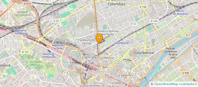 localisation de l'entreprise EMERGENCE DE LA FEMME à COURBEVOIE