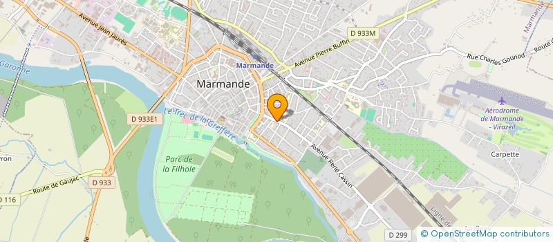 localisation de l'entreprise EMERGENCE EMPLOI  MARMANDE