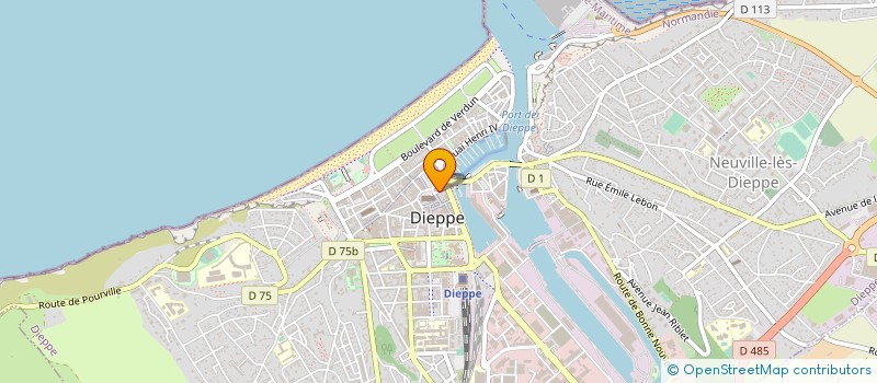localisation de l'entreprise EMERGENCE FINANCEMENTS à DIEPPE
