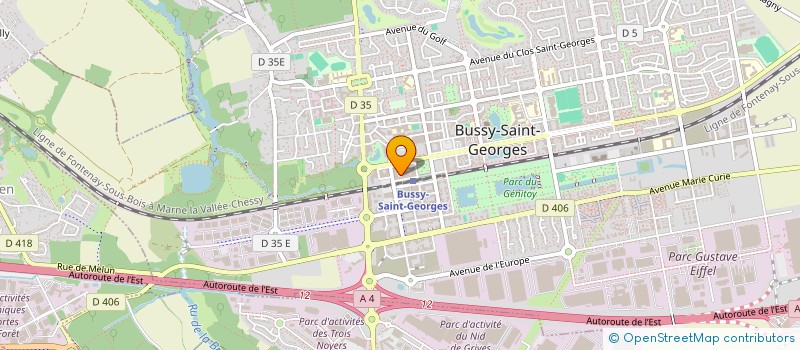 localisation de l'entreprise EMERGENCE IMMO  BUSSY-SAINT-GEORGES