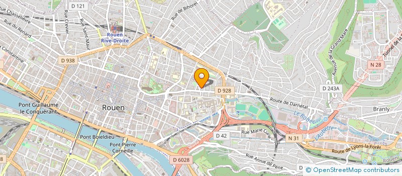 localisation de l'entreprise EMERGENCE INITIATIVES  ROUEN