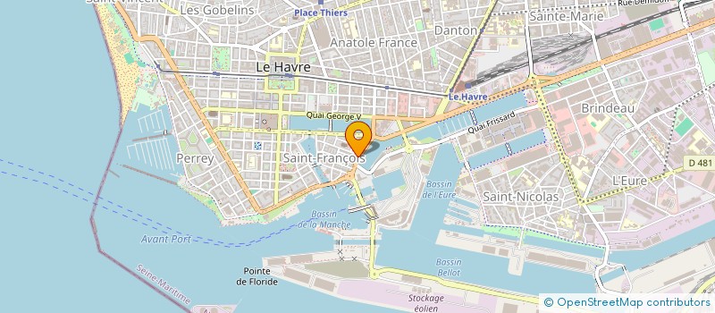 localisation de l'entreprise EMERGENCE PARTICIPATIONS à LE HAVRE