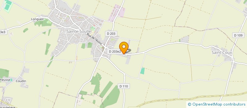 localisation de l'entreprise EMERGENCE PATRIMOINE  SAINTE-SOULLE