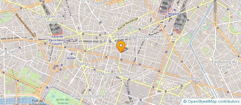 localisation de l'entreprise EMERGENCE RP à PARIS
