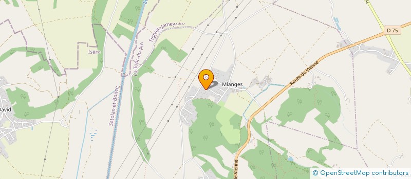 localisation de l'entreprise EMERGENCE'S  CHAMAGNIEU