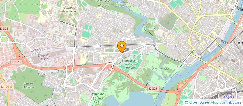 localisation de l'entreprise EMERGENCE SINGULIERE  ANGERS