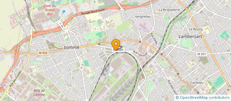 localisation de l'entreprise EMERGENCE VERTE à LILLE