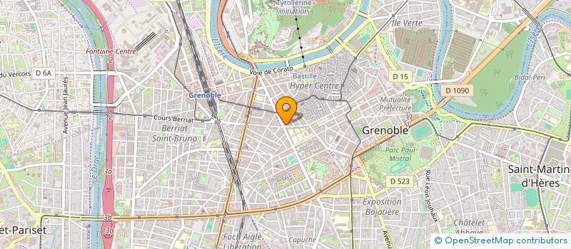localisation de l'entreprise EMERGENCES à GRENOBLE