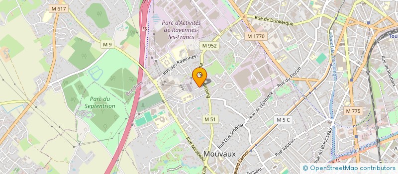 localisation de l'entreprise EMERGENCES à MOUVAUX