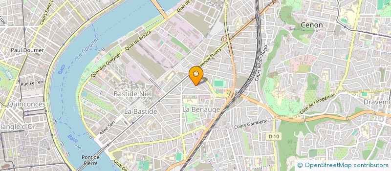 localisation de l'entreprise EMERGENCES  BORDEAUX