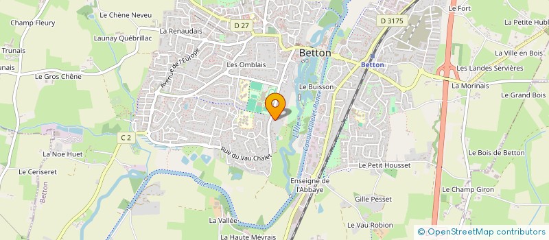 localisation de l'entreprise EMERGENCES-CO  BETTON