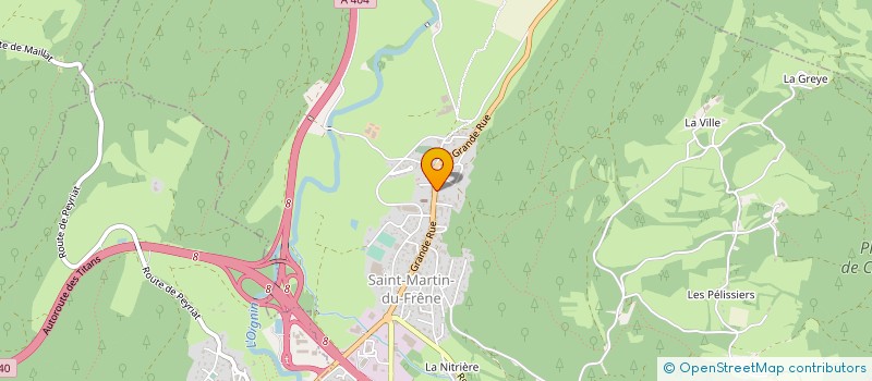 localisation de l'entreprise EMERGENCES-FRANCE à SAINT-MARTIN-DU-FRENE
