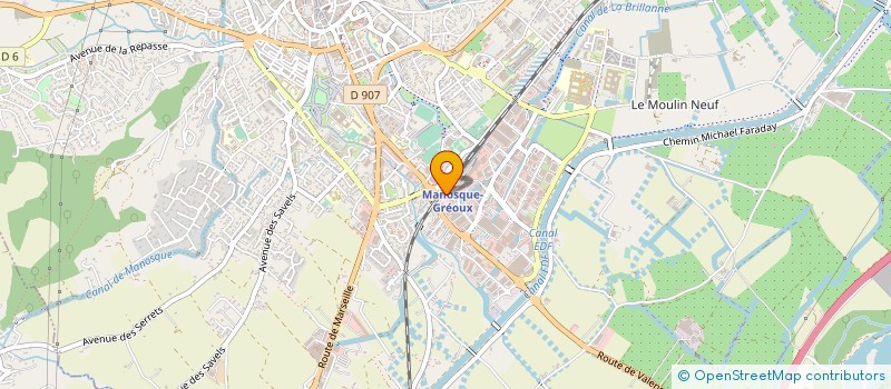 localisation de l'entreprise EMERGENCES PACA à MANOSQUE