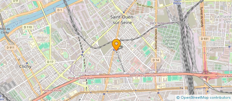 localisation de l'entreprise EMERGENCY SERVICE PLUS  SAINT-OUEN-SUR-SEINE