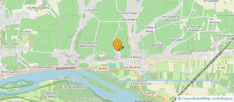 localisation de l'entreprise EMERGENTIEL  VOUVRAY