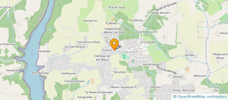 localisation de l'entreprise EMERGETECH  GOUESNACH